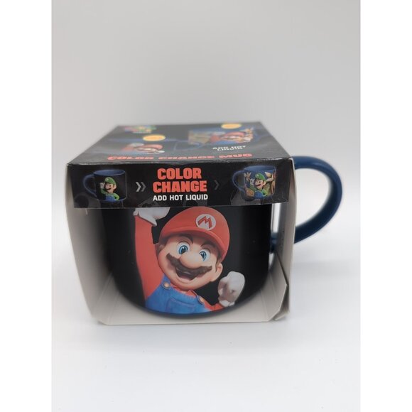 Super Mario Bros Color Change Mug Brand New! Zak 15 Oz - Picture 1 of 3